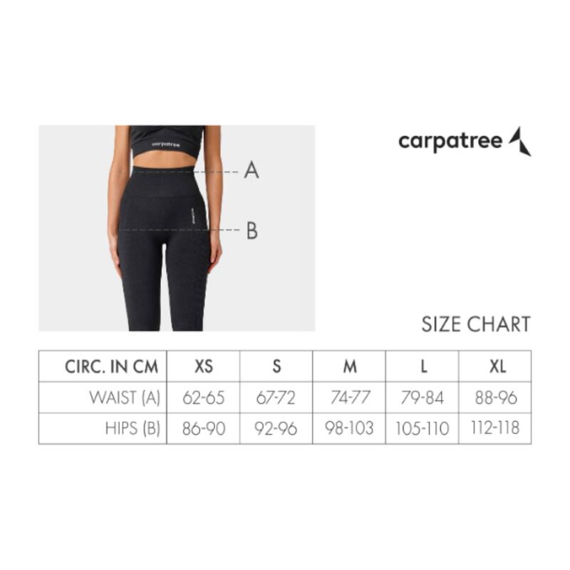 Legginsy bezszwowe push-up Carpatree Elite granatowe