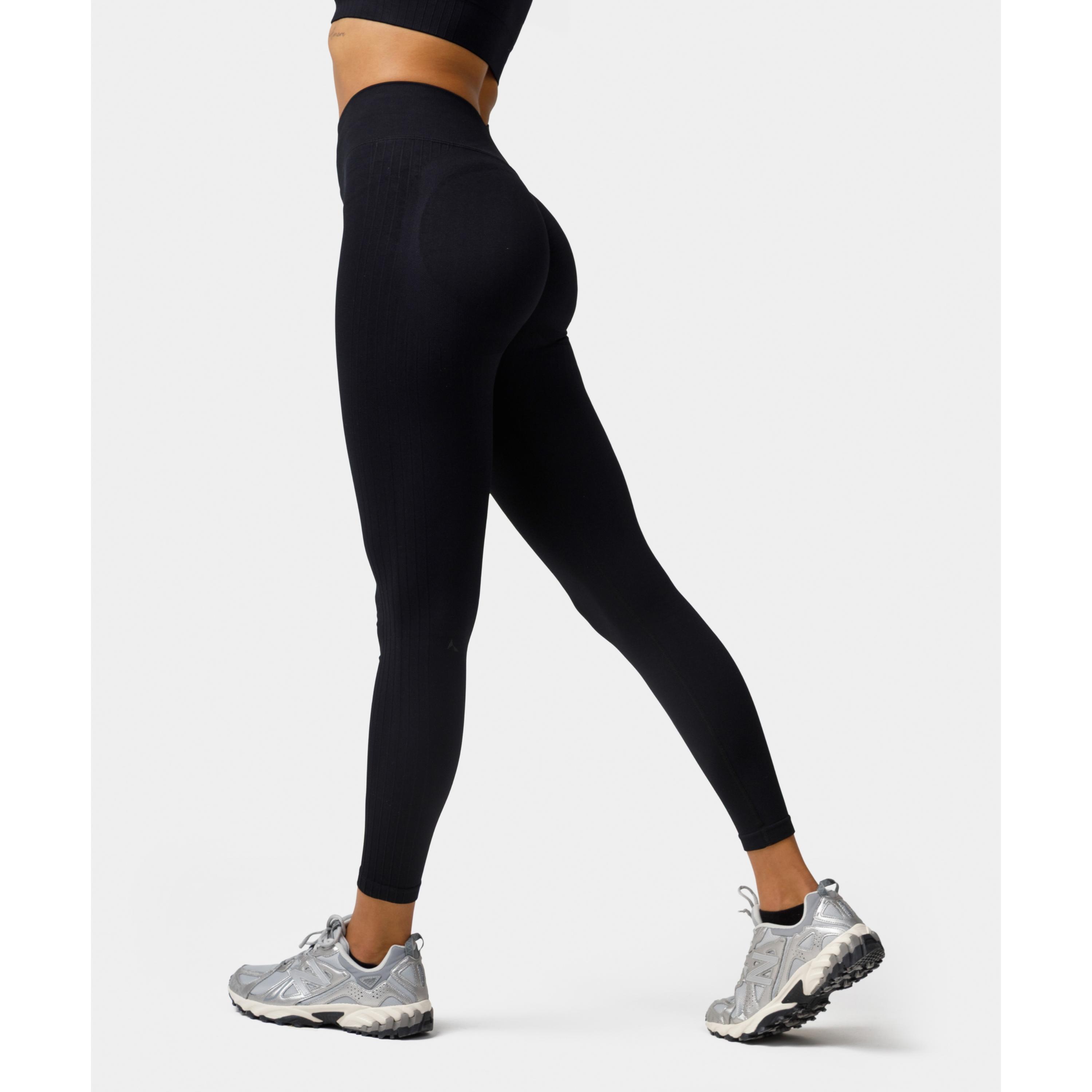 Legginsy bezszwowe push-up Carpatree Elite czarne 2/5