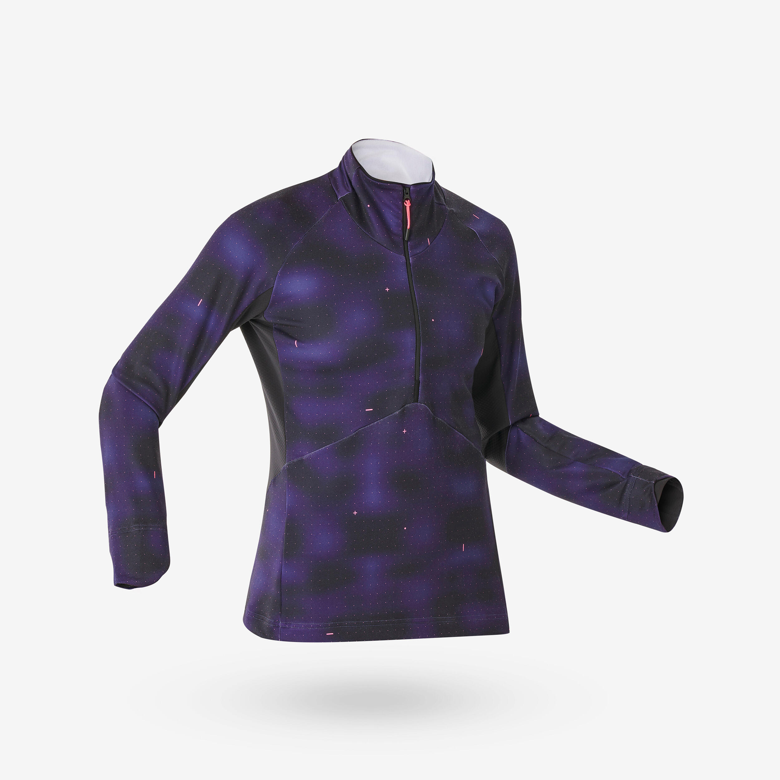Couche de base thermique à demi-zip femme, BL 500 - WEDZE