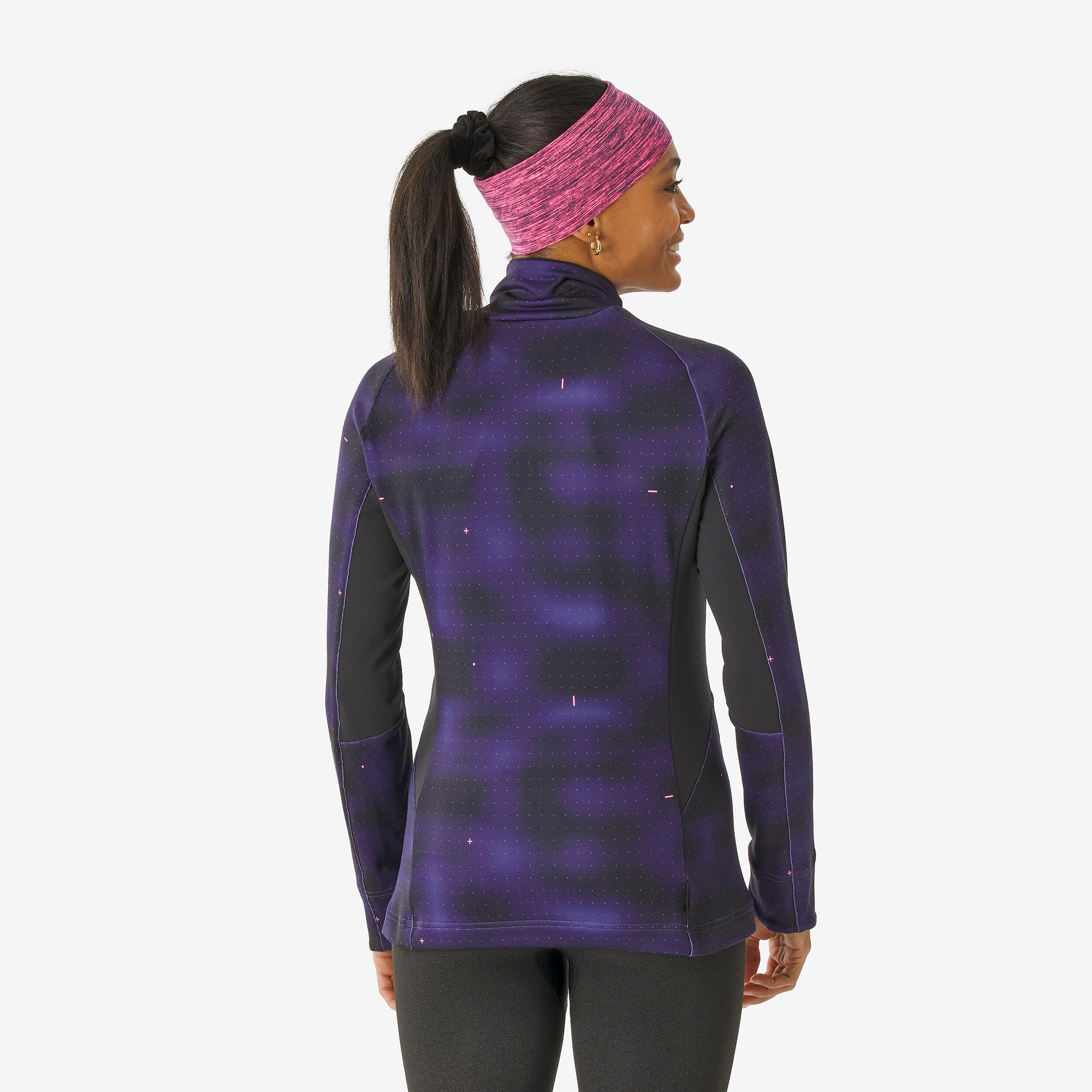 Couche de base thermique à demi-zip femme, BL 500 - WEDZE