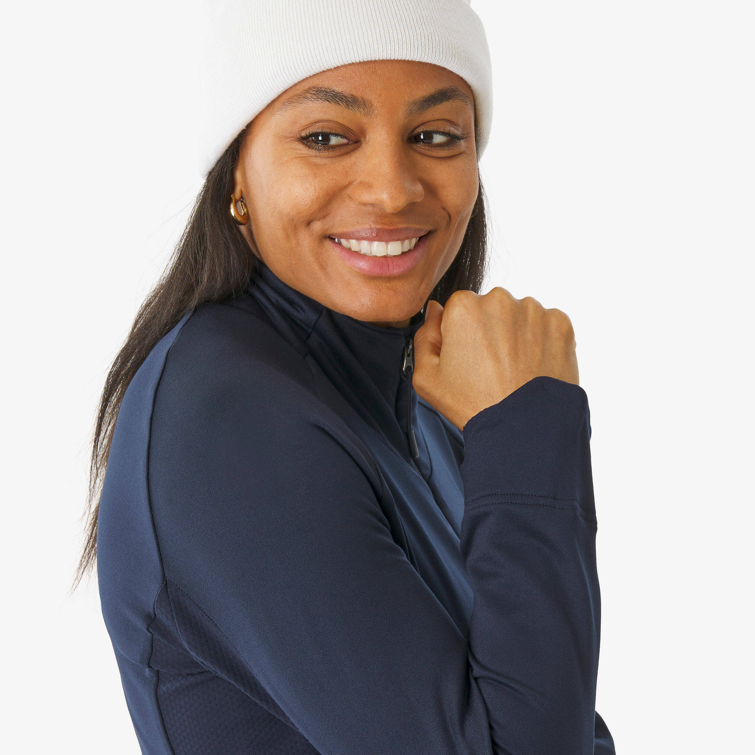 Women’s Half-Zip Thermal Base Layer, BL 500 - WEDZE