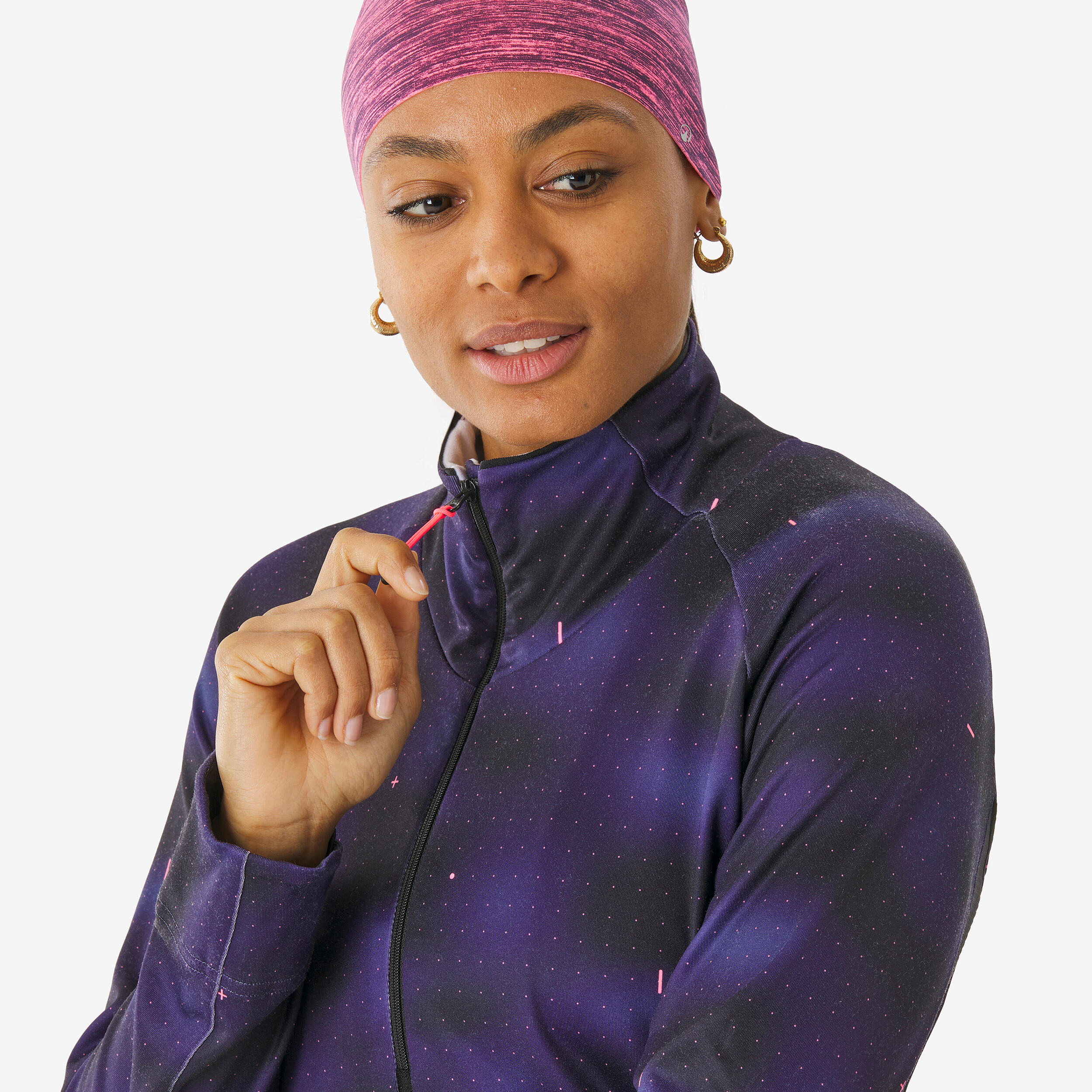 Couche de base thermique à demi-zip femme, BL 500 - WEDZE