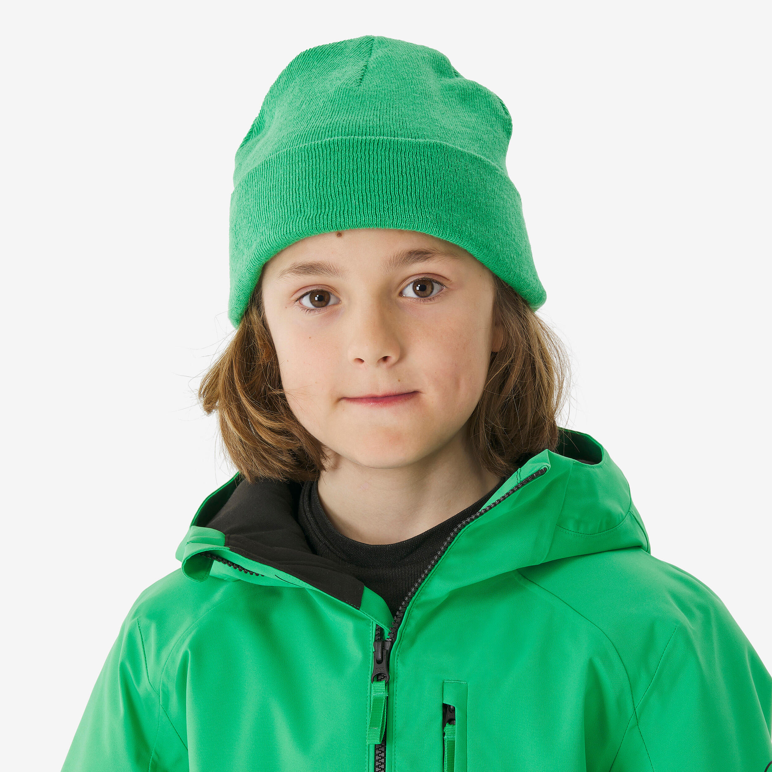 Kids' Warm Skiing Beanie, Fisherman 500 - WEDZE