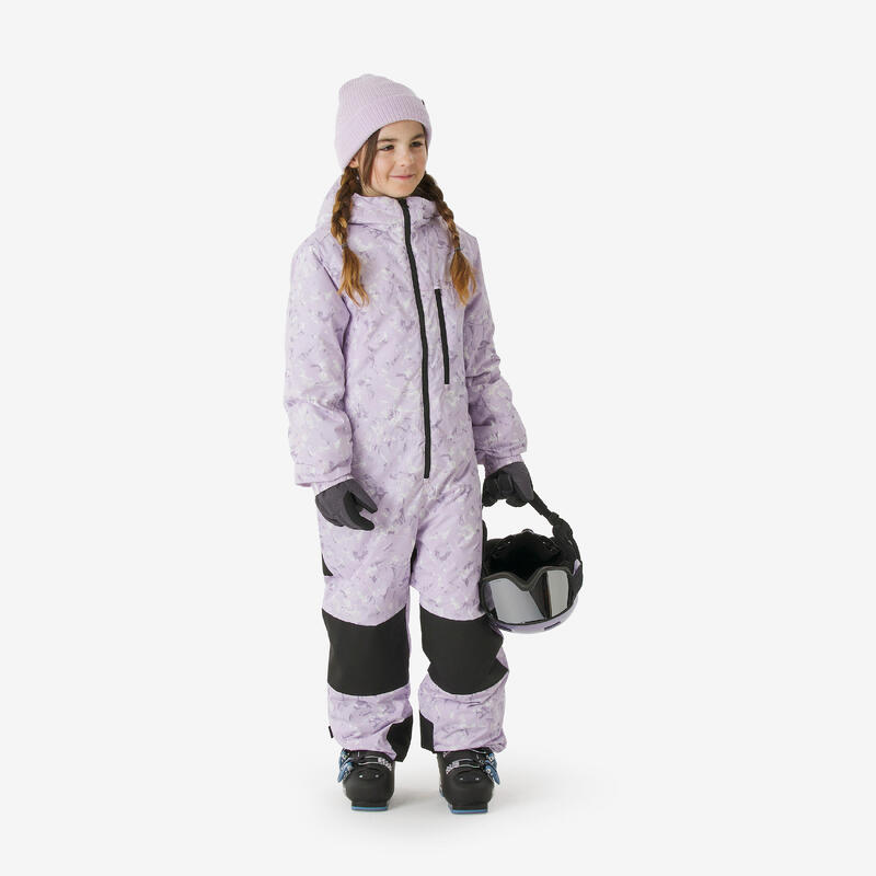Çocuk Kayak Tulumu - 5/13 Yaş - Lila - SKI100