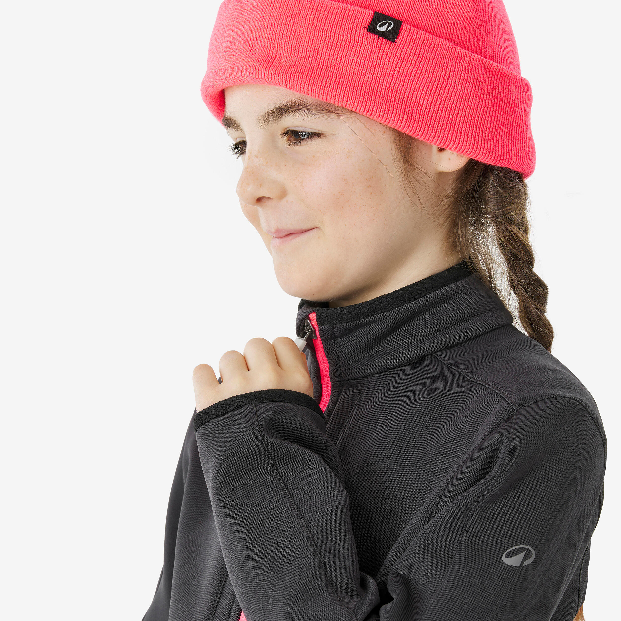 Bluza narciarska dla dzieci Quechua 500 zip 5/7