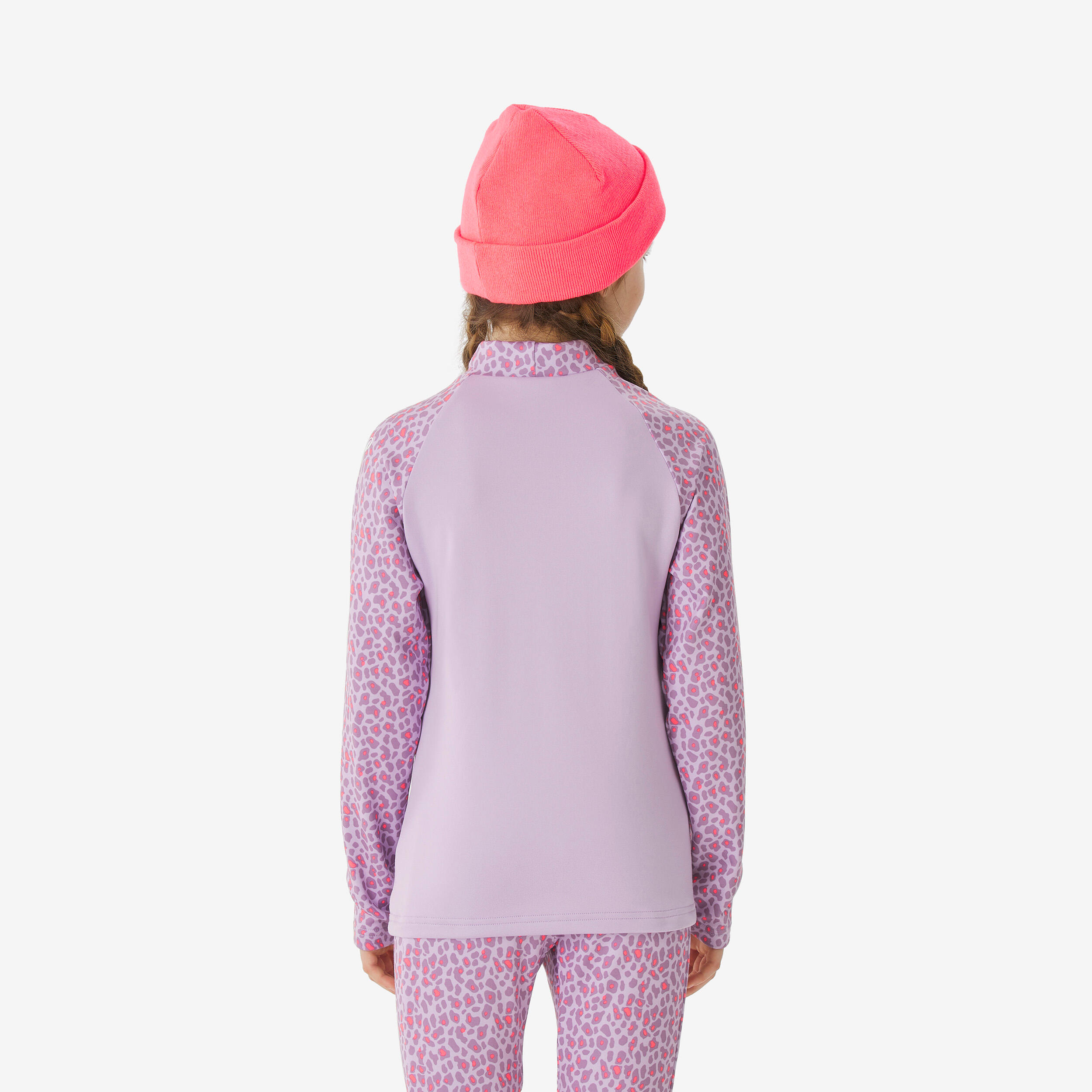 Sous-vêtement thermique de ski enfant 4-14 ans, BL 500 violet 3/5