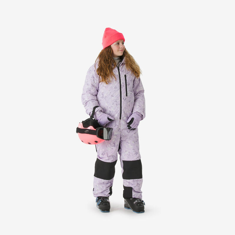 Çocuk Kayak Tulumu - 5/13 Yaş - Lila - SKI100