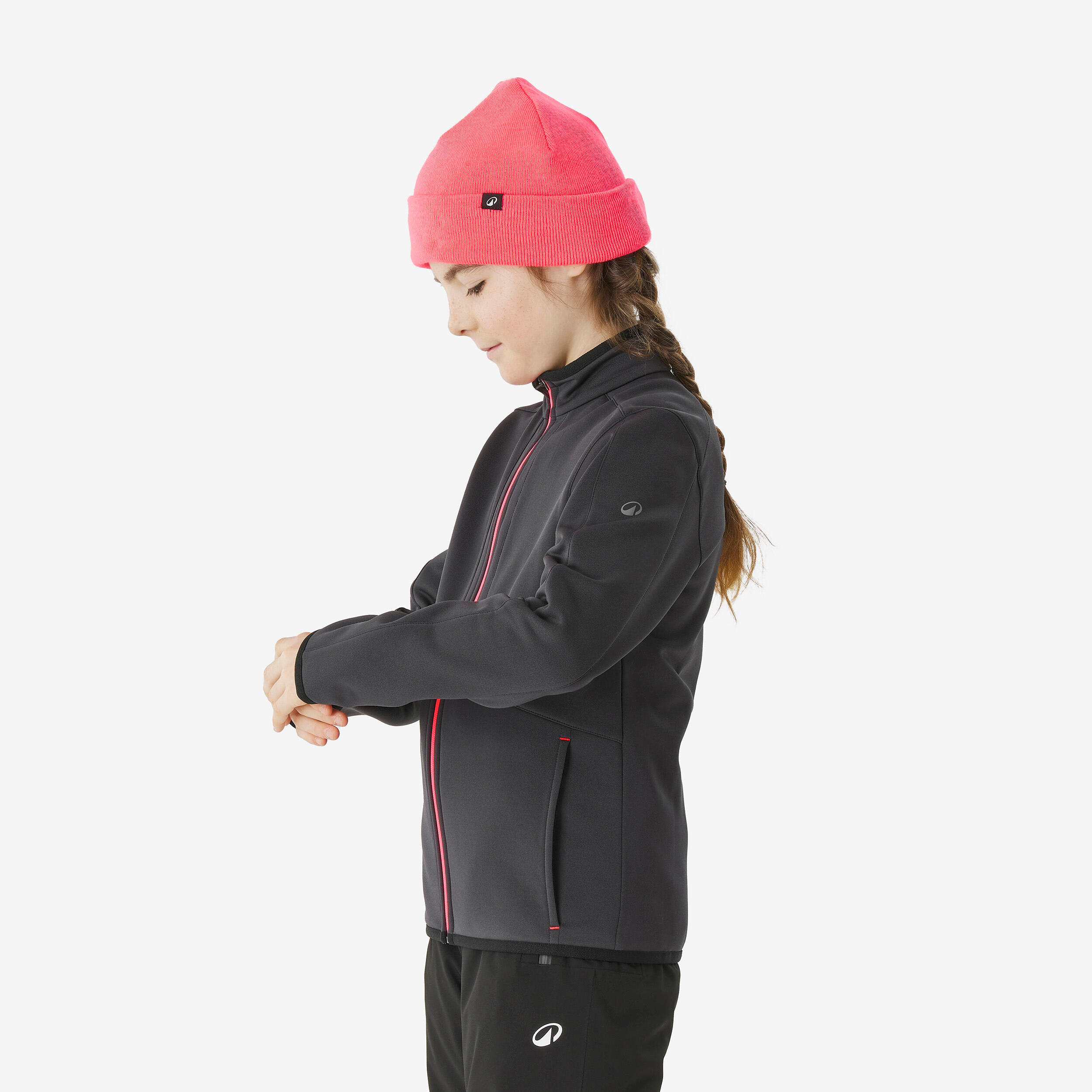 Bluza narciarska dla dzieci Quechua 500 zip 4/7