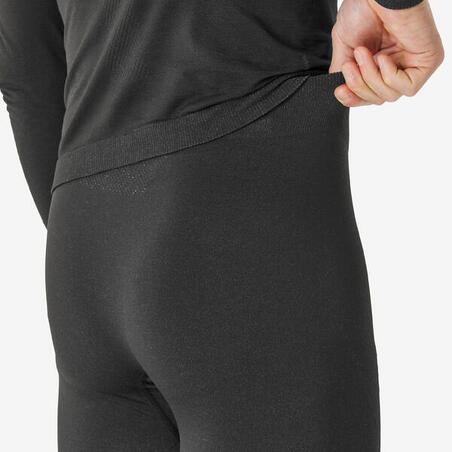 Термоштани чоловічі 500 безшовні чорні