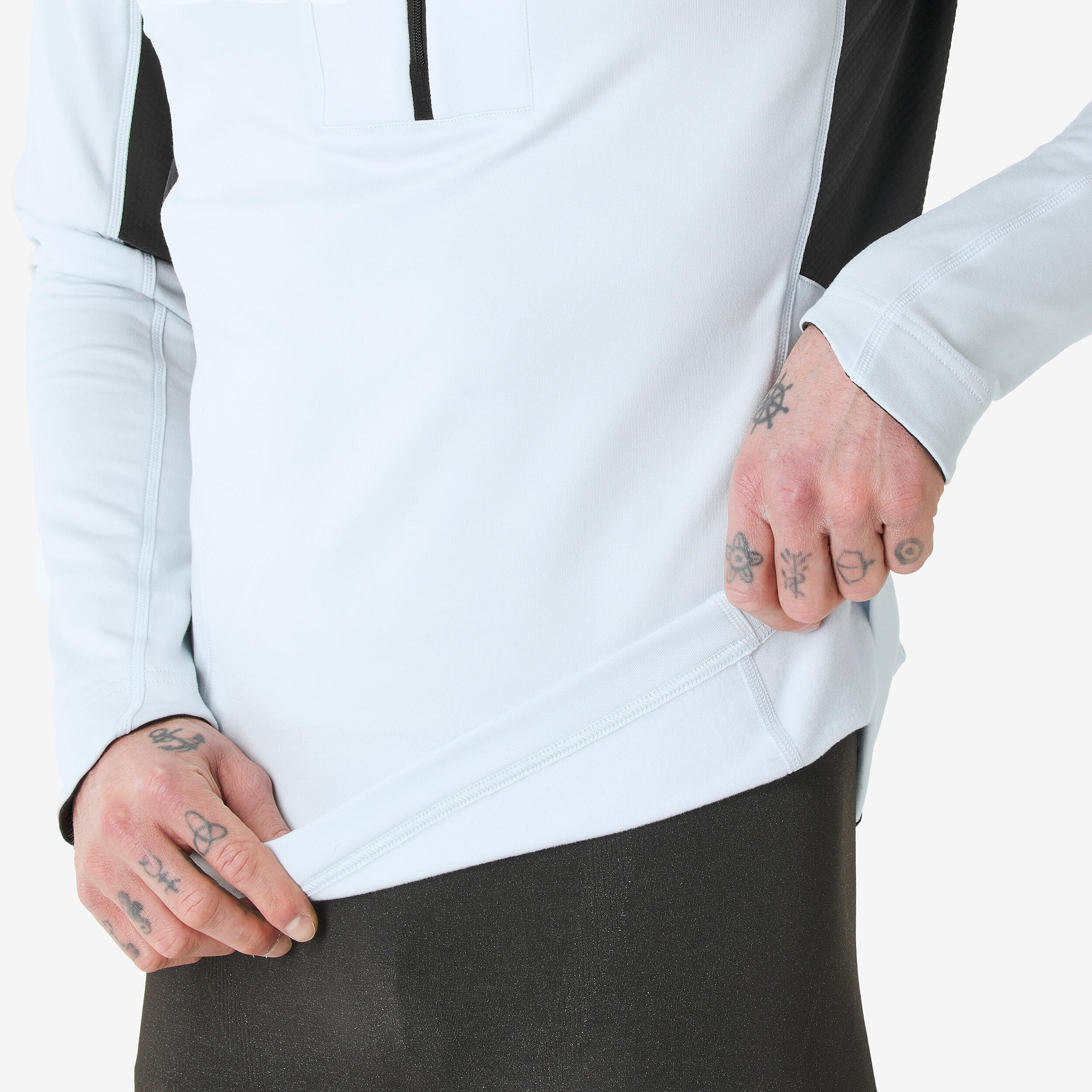 Men's Half-Zip Thermal Base Layer, BL 500 - WEDZE