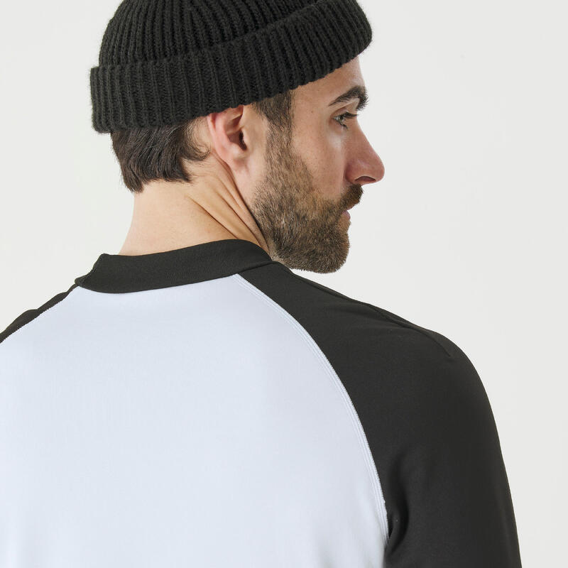 Sous-vêtement thermique de ski chaud et respirant homme, BL 500 noir et blanc
