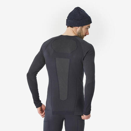 Термофутболка чоловіча 900 для лижного спорту темно-синя