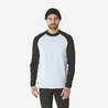 Men’s warm and breathable thermal ski base layer, BL 500 - Black and White