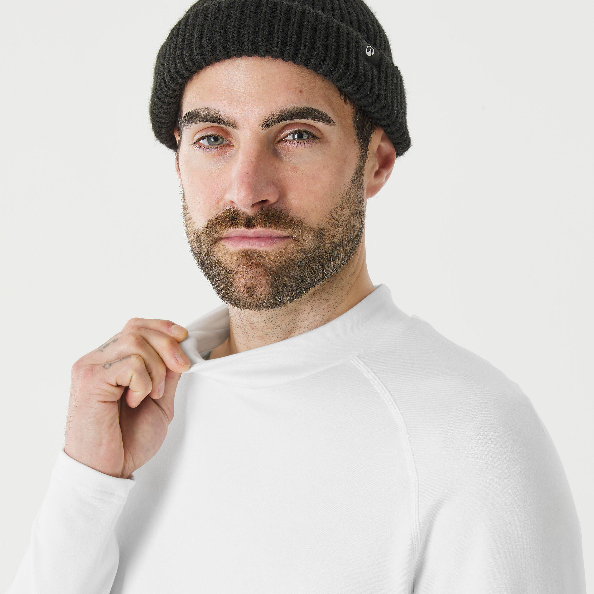 Men’s Warm and Breathable Thermal Ski Base Layer Top, BL 500 - WEDZE