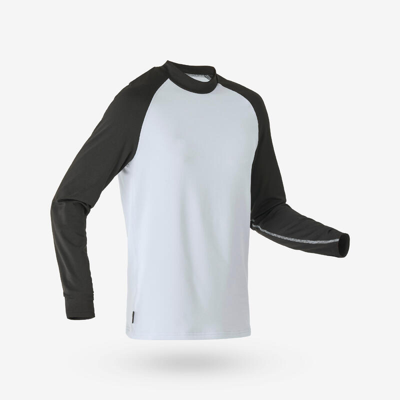 Sous-vêtement thermique de ski chaud et respirant homme, BL 500 noir et blanc