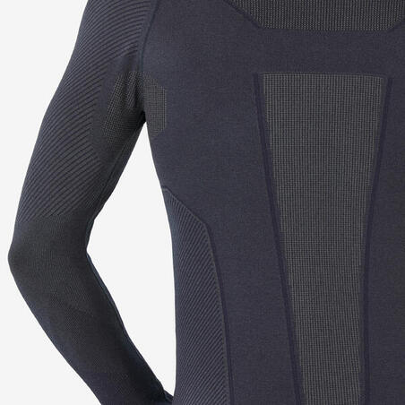 Термофутболка чоловіча 900 для лижного спорту темно-синя