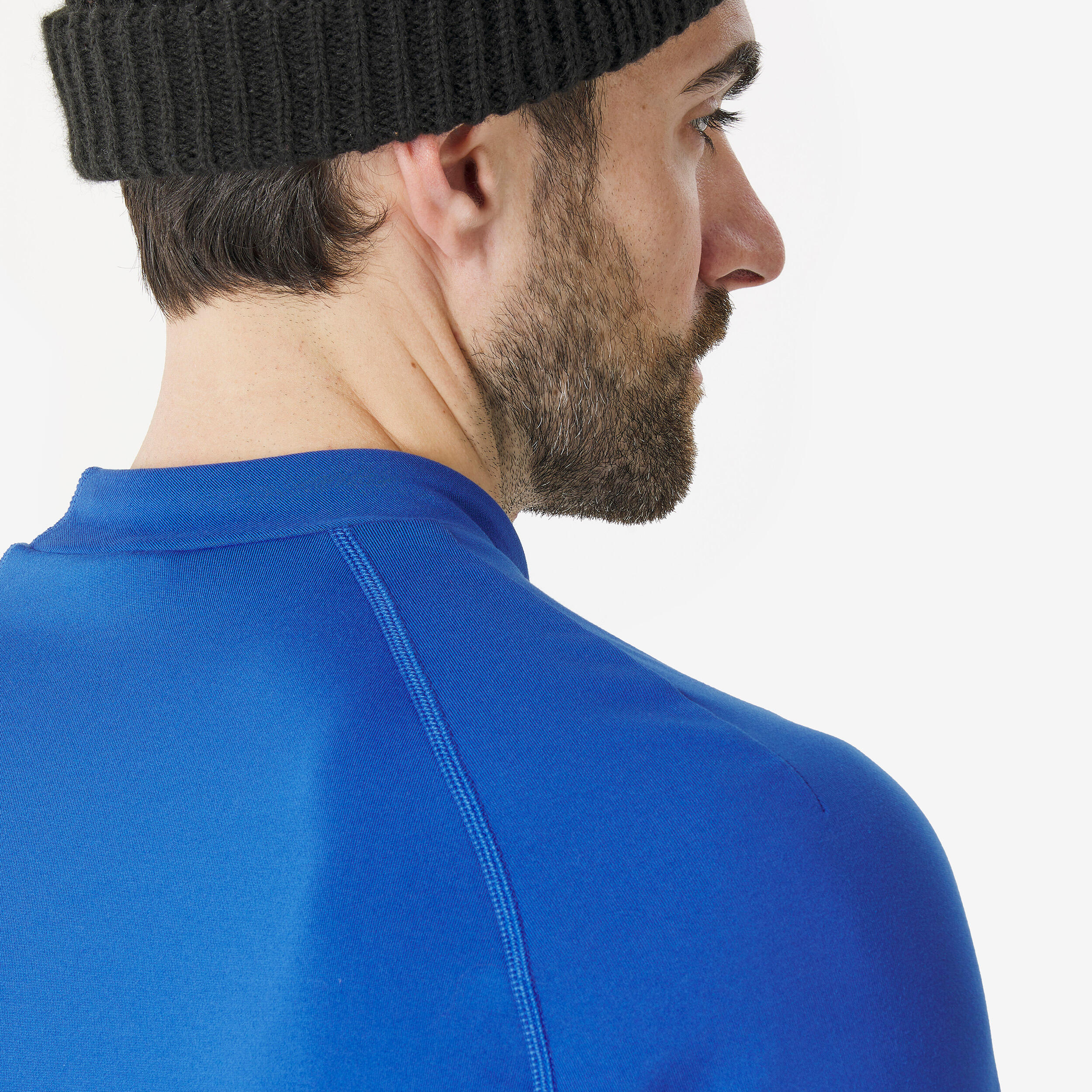 Men’s warm and breathable thermal ski base layer, BL 500 - Blue