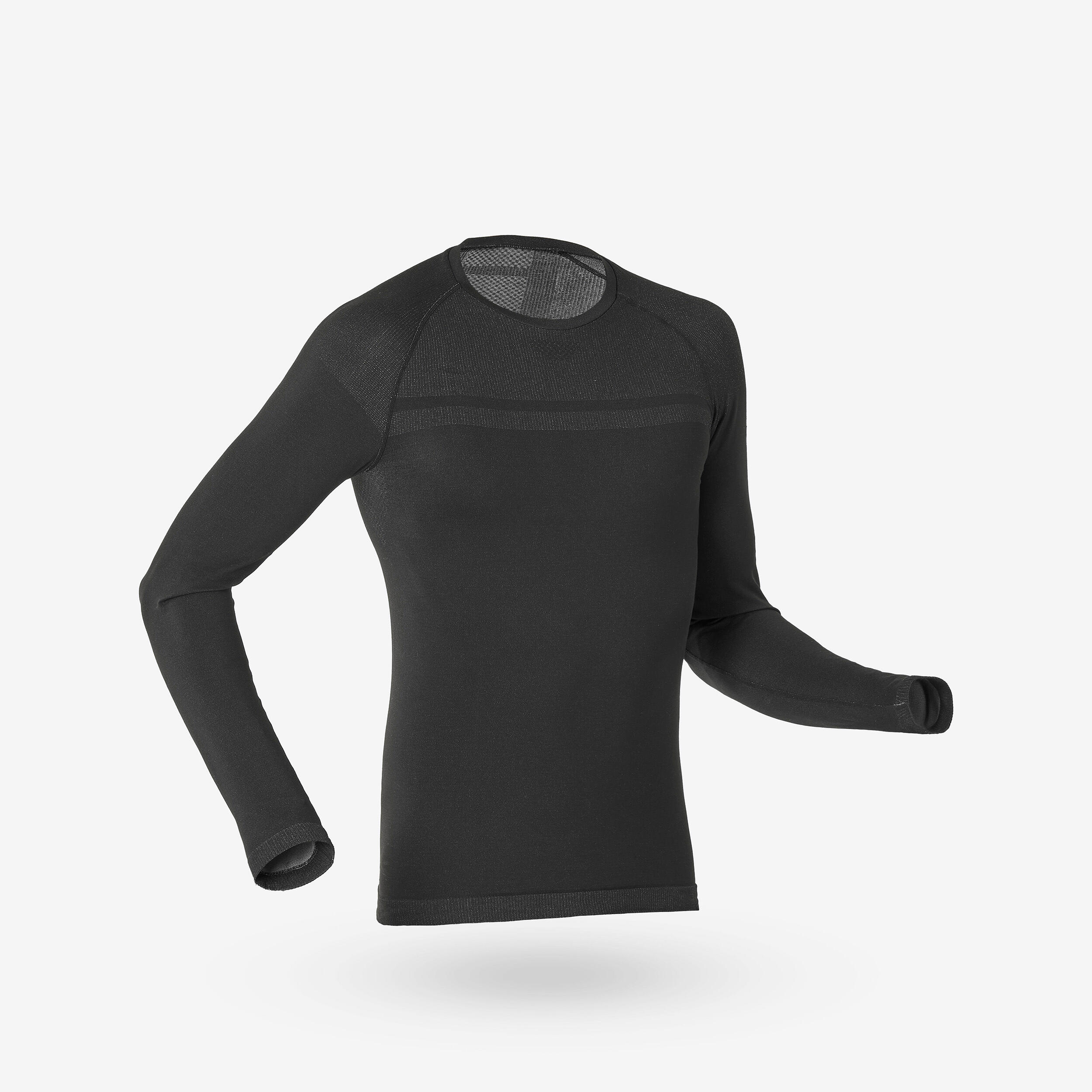 Camiseta térmica interior de esquí y nieve seamless Hombre Wedze BL500 6/6