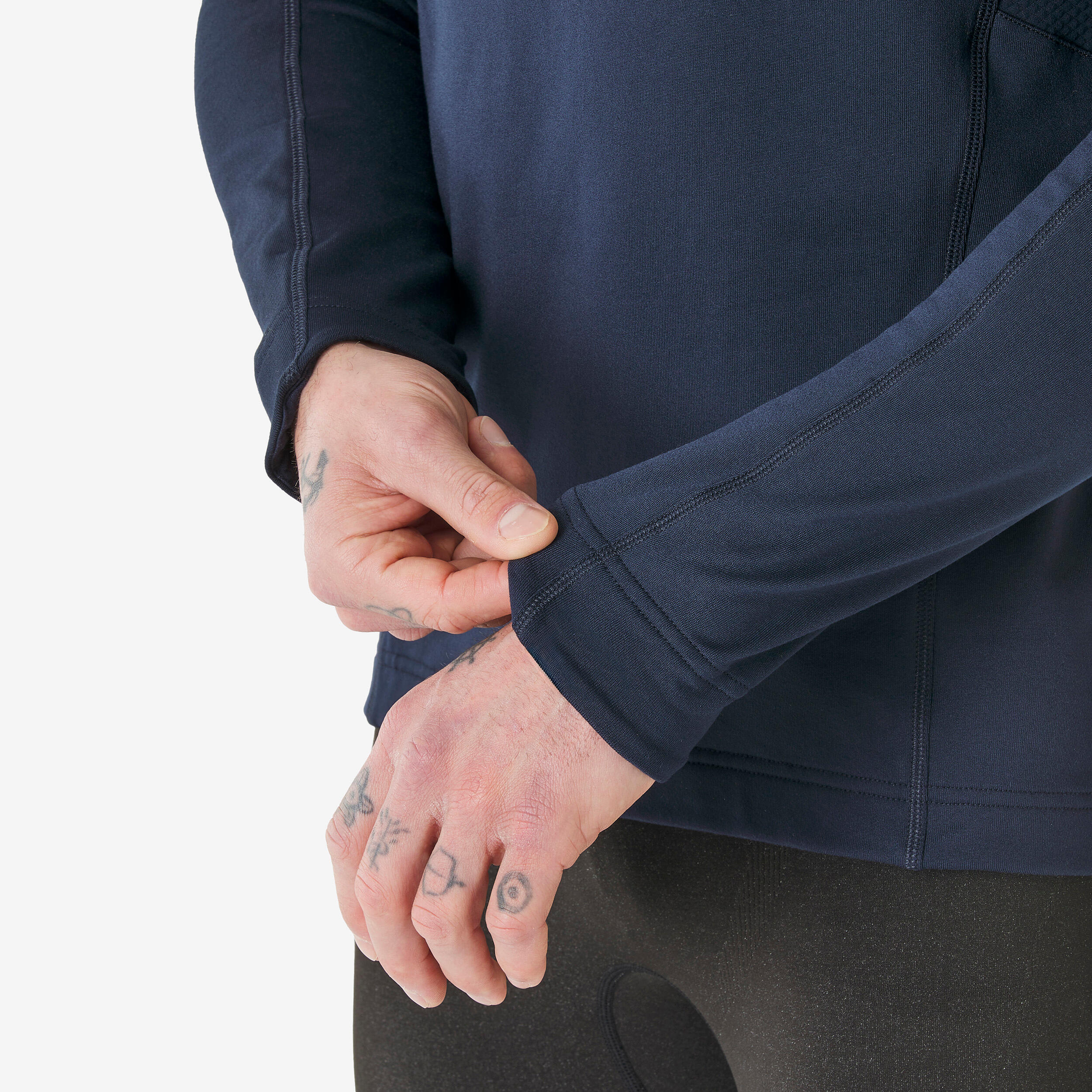 Men’s Half-Zip Thermal Base Layer, BL 500 - WEDZE