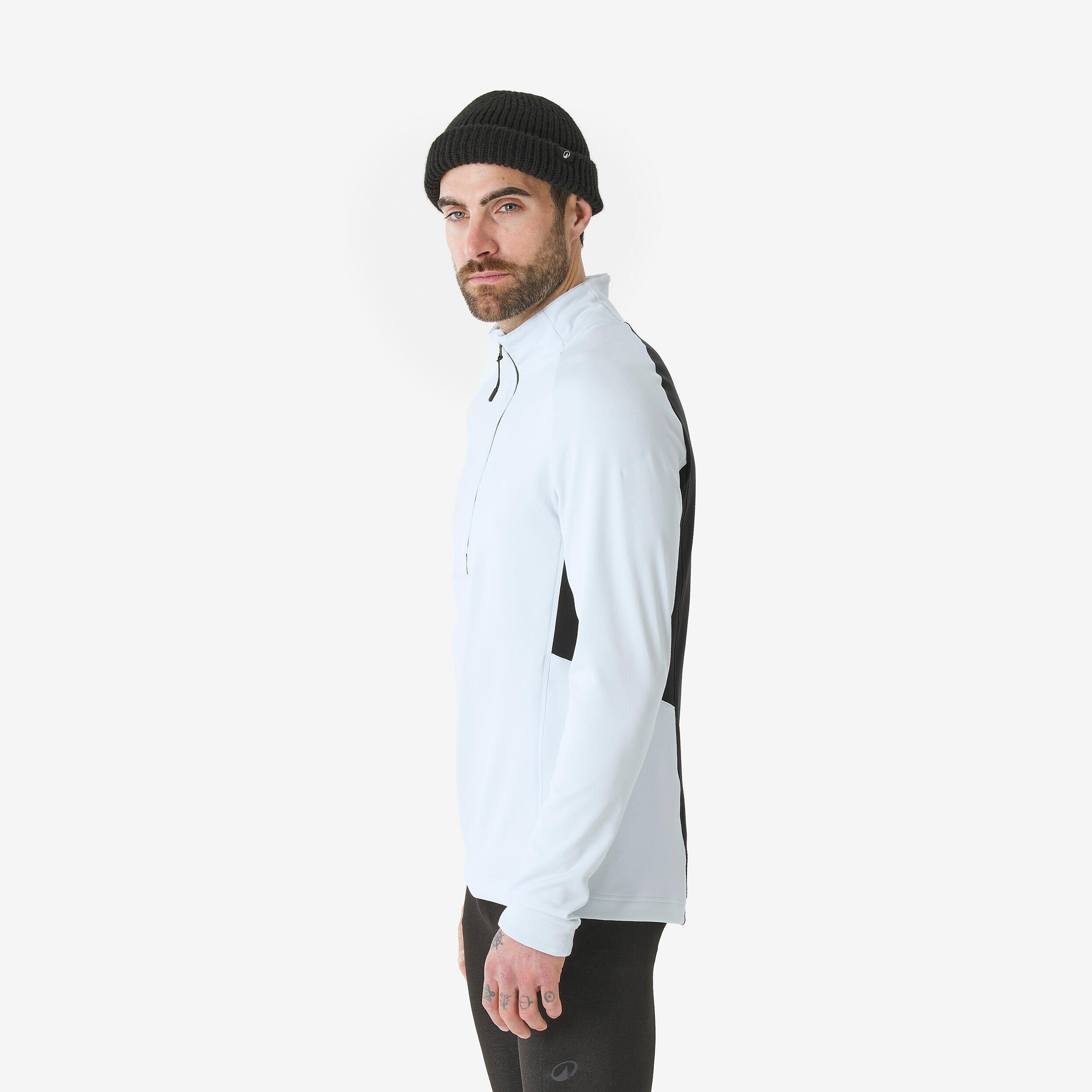 Men's Half-Zip Thermal Base Layer, BL 500 - WEDZE