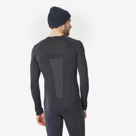 Термофутболка чоловіча 900 для лижного спорту темно-синя