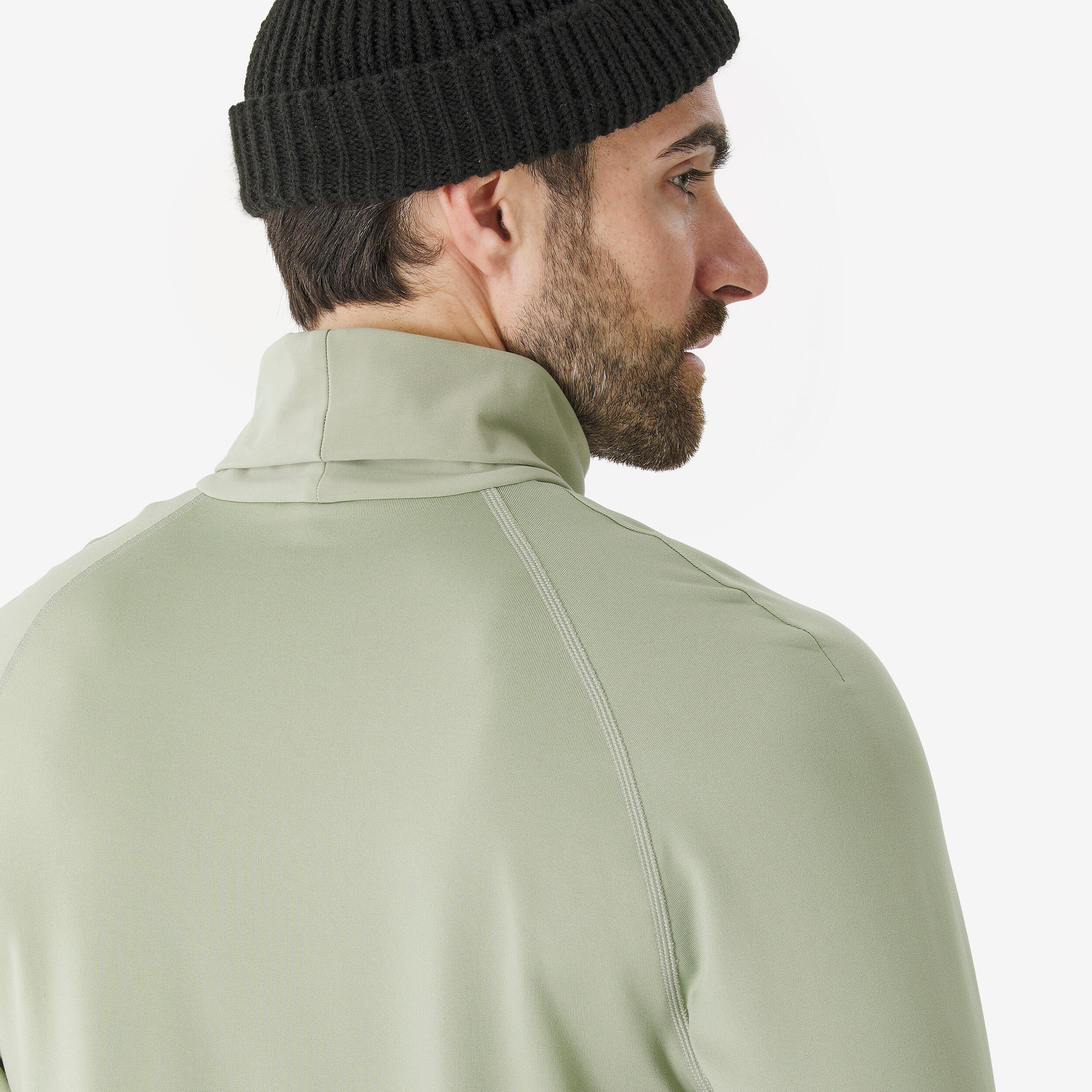 Men’s Warm and Breathable Turtleneck Ski Base Layer, BL 500 - WEDZE