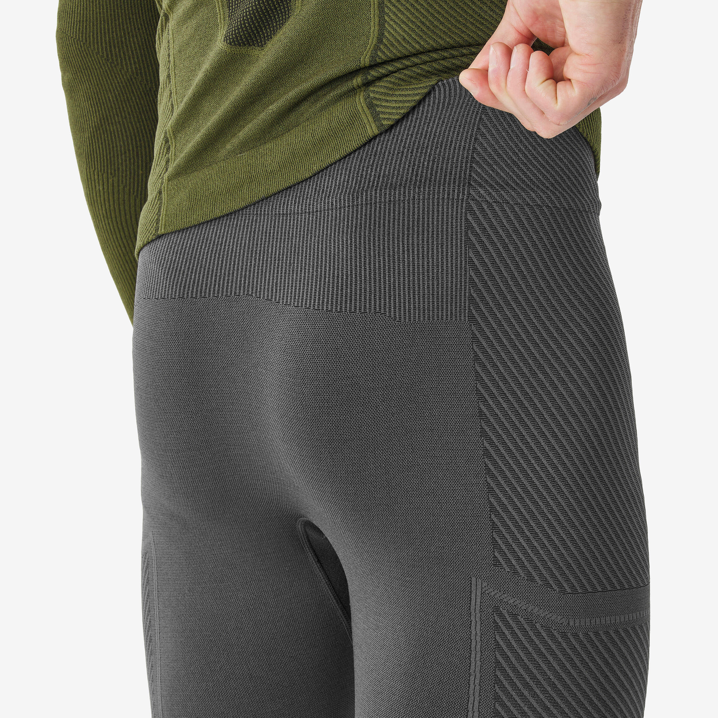 Legginsy termoaktywne narciarskie męskie Quechua BL 900 tech 3/4 6/6