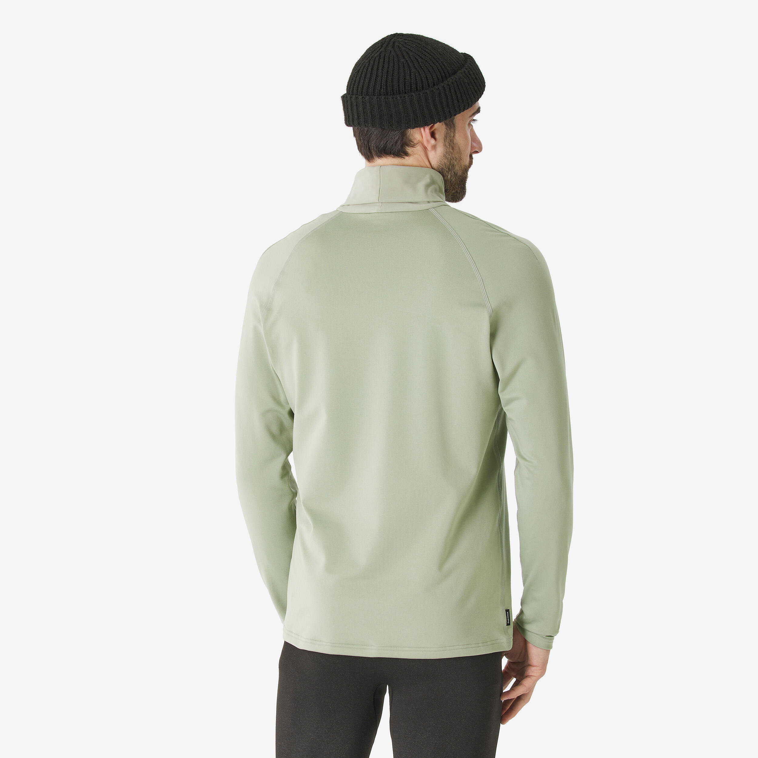 Men’s Warm and Breathable Turtleneck Ski Base Layer, BL 500 - WEDZE