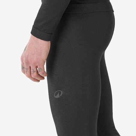 Термоштани чоловічі 500 безшовні чорні