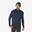 Sous-vêtement thermique homme, BL TOP 500 demi zip bleu marine FFS