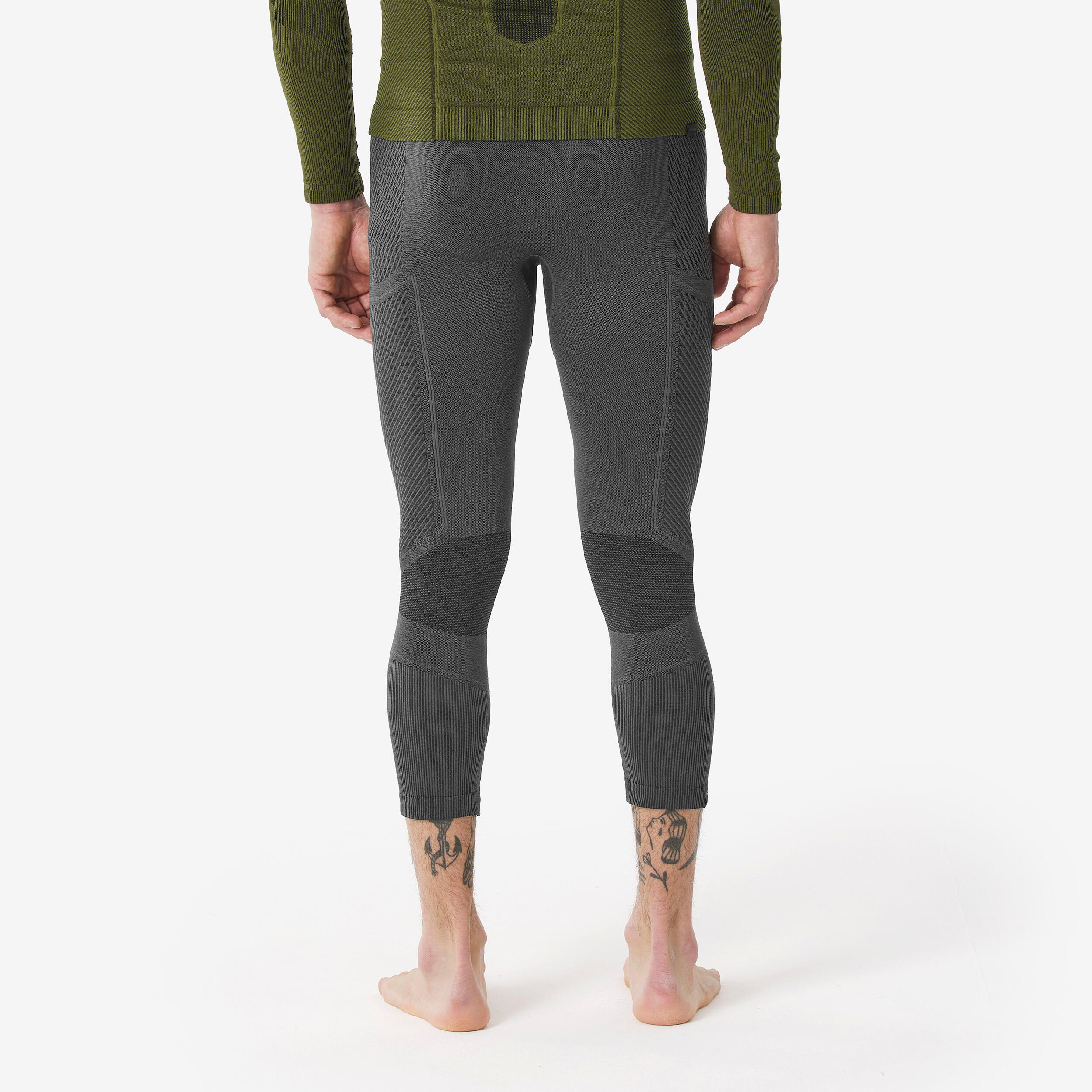 Legginsy termoaktywne narciarskie męskie Quechua BL 900 tech 3/4 2/6