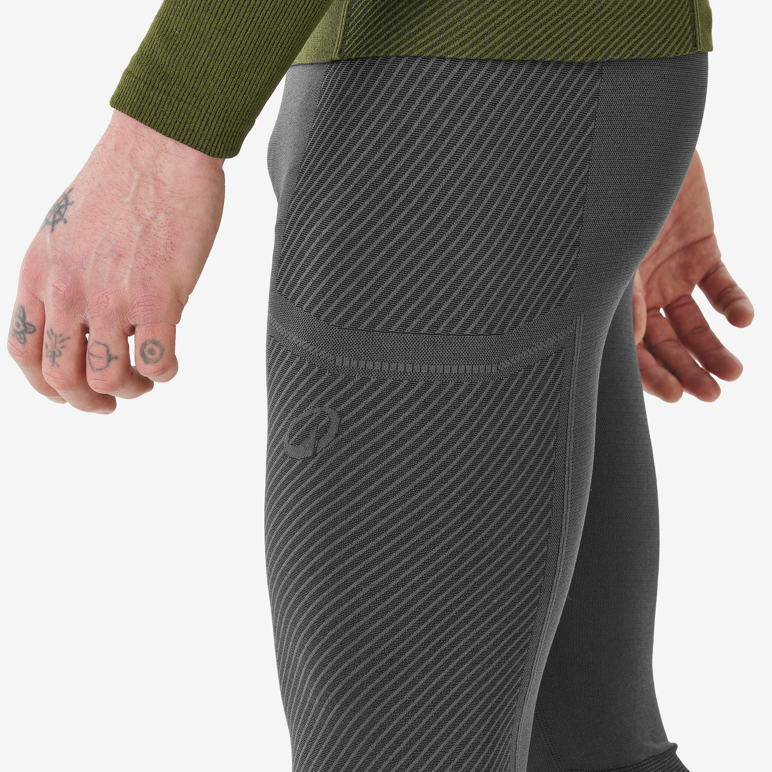 Legginsy termoaktywne narciarskie męskie Quechua BL 900 tech 3/4 4/6