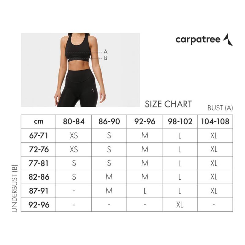 Biustonosz bezszwowy Carpatree Elite czarny