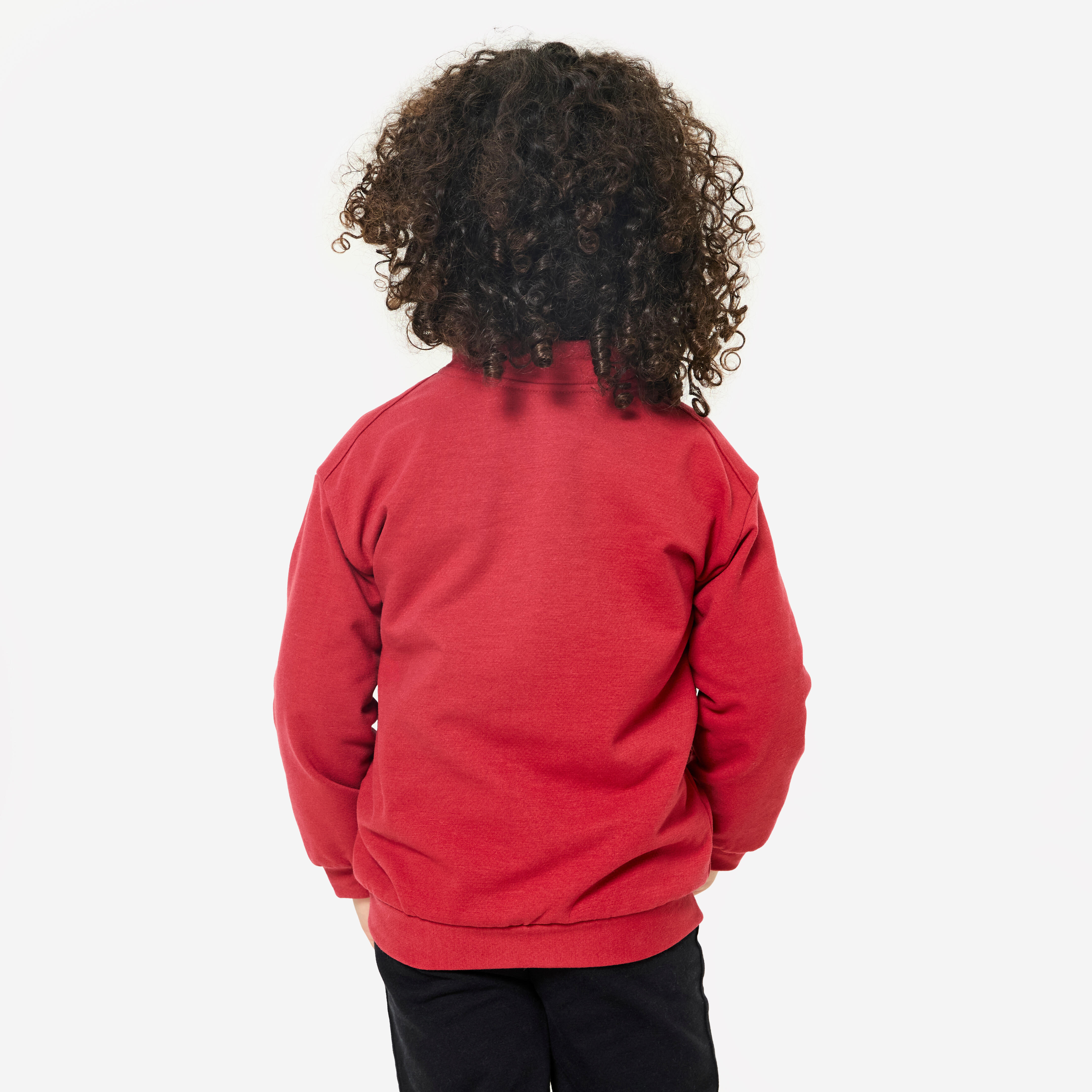 Kids' Warm and Comfortable Tracksuit - Red/Black