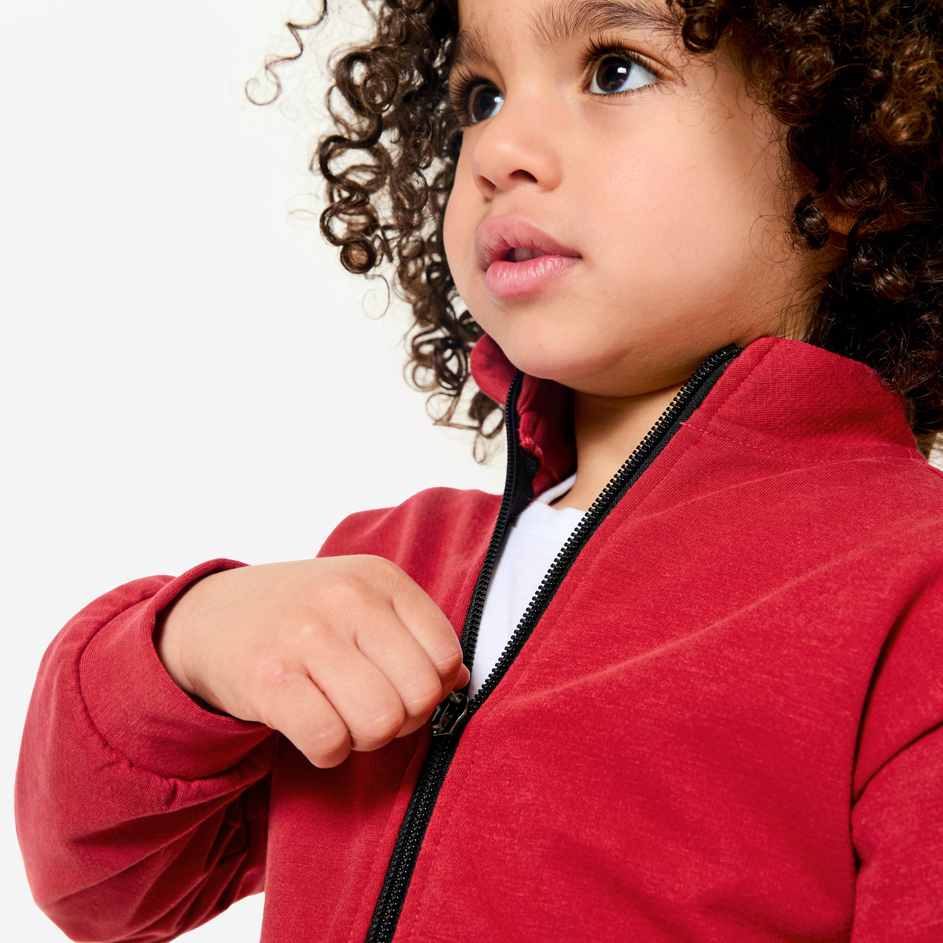 Kids' Warm and Comfortable Tracksuit - Red/Black -  3