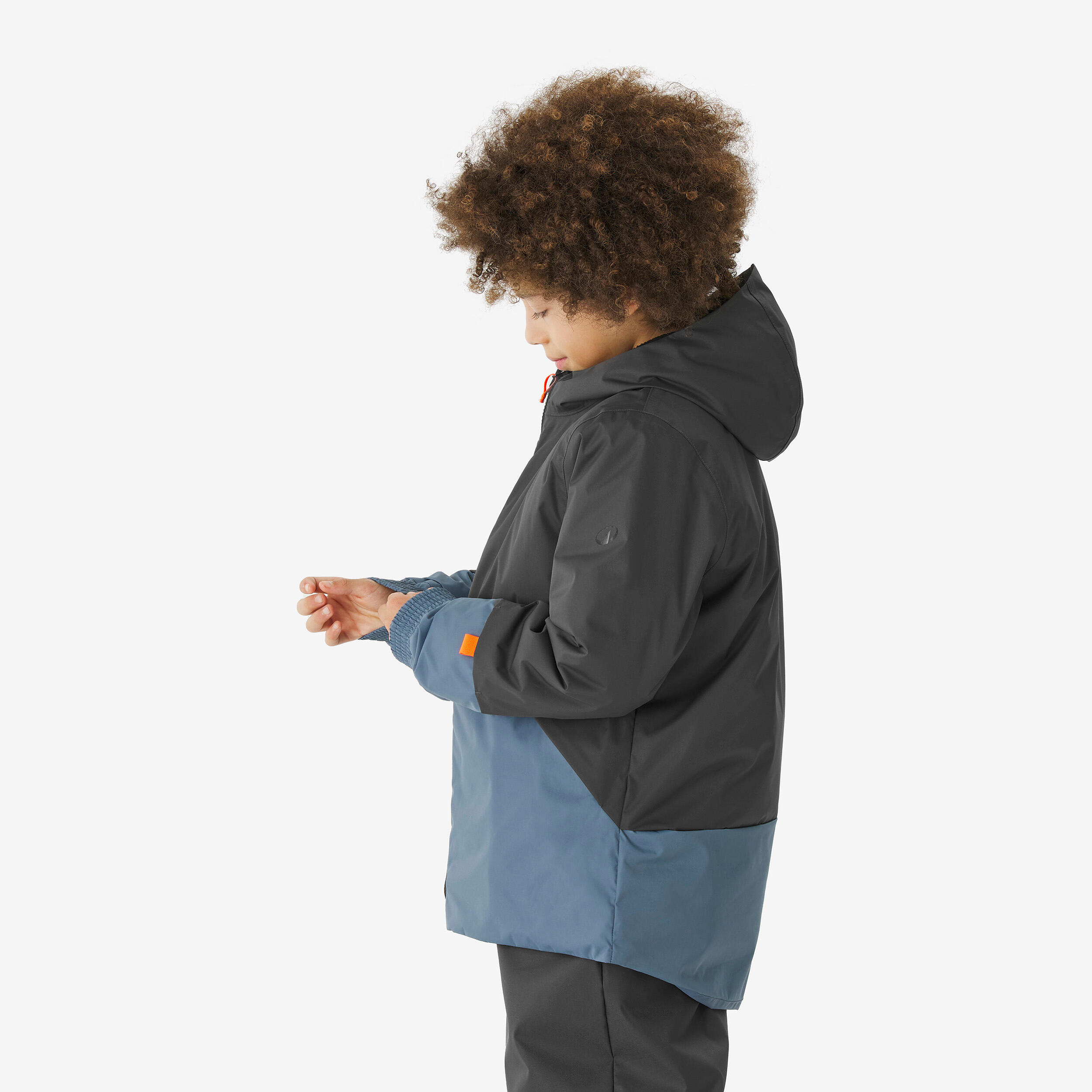 Giacca sci bambino 100 blu e grigio 4/9