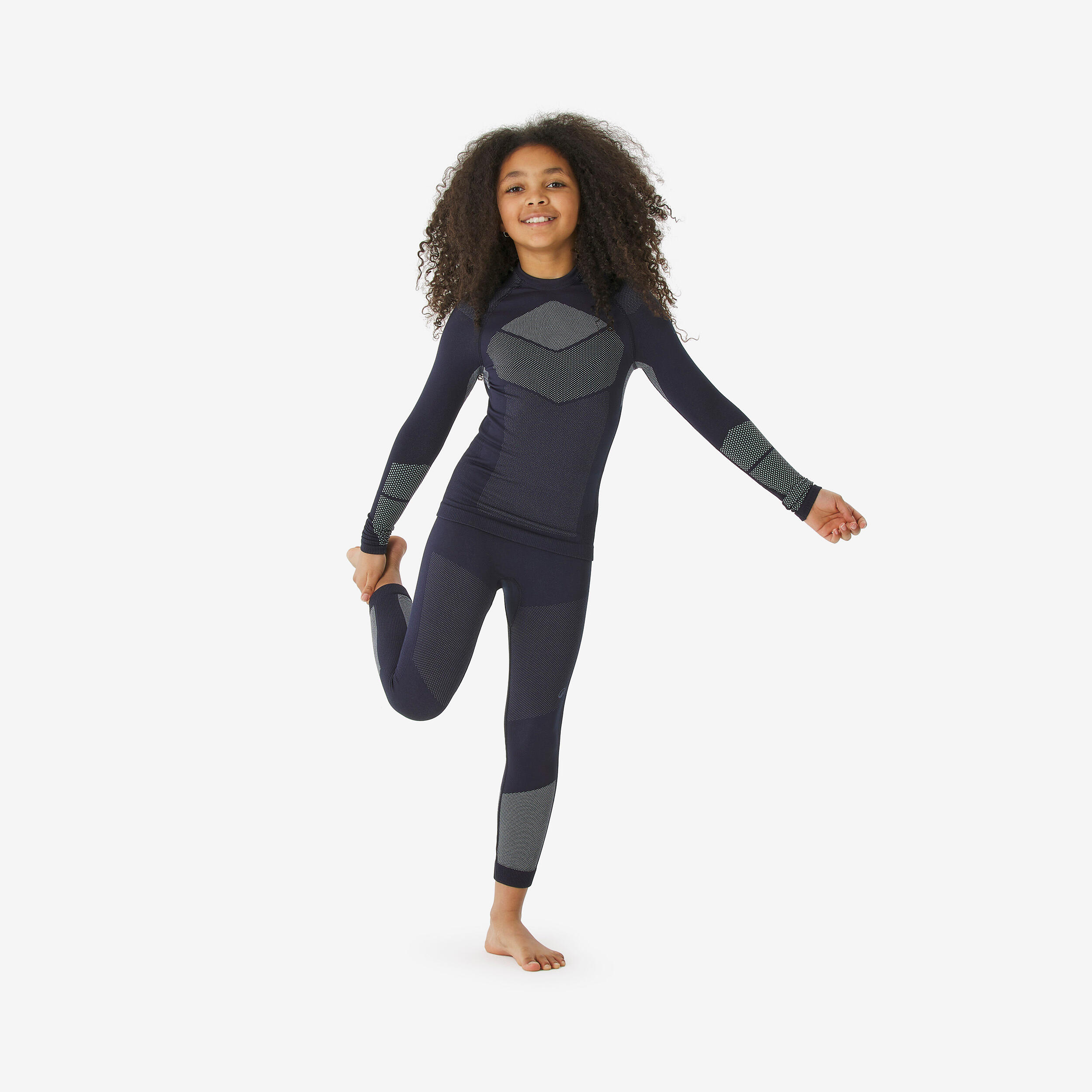 Kids’ Seamless Thermal Base Layer Top, BL 900 Age 5-15 - QUECHUA