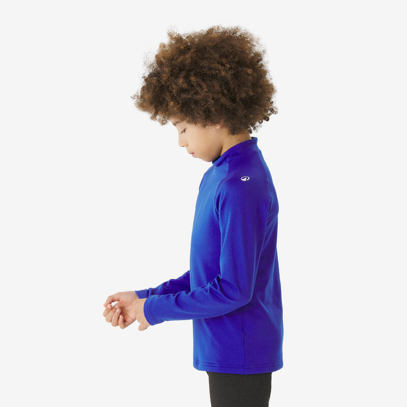 Sous-vêtement thermique de ski enfant, BL 500 bleu
