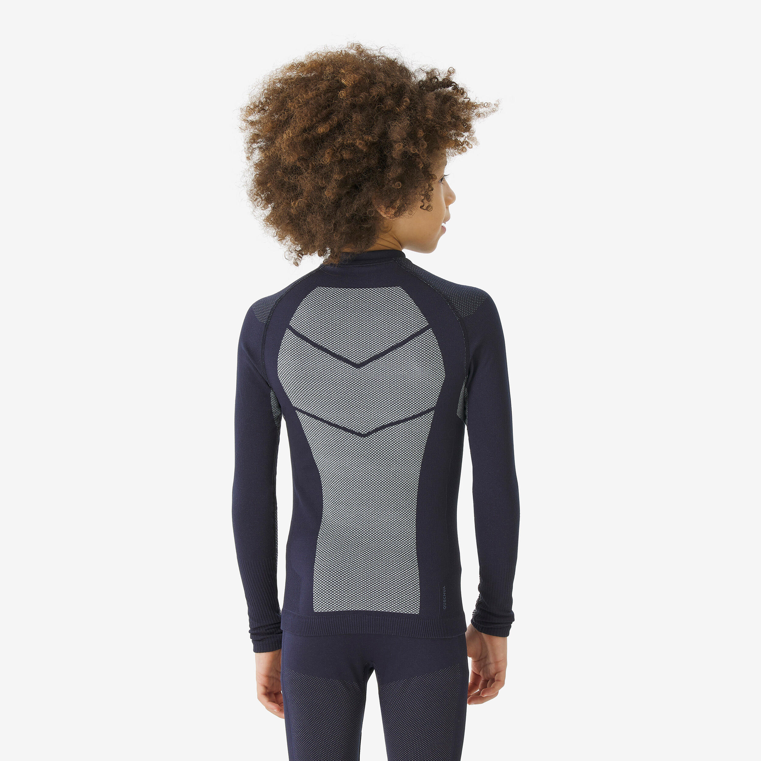 Kids’ Seamless Thermal Base Layer Top, BL 900 Age 5-15 - QUECHUA