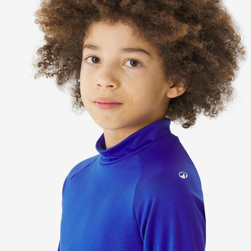 Sous-vêtement thermique de ski enfant, BL 500 bleu