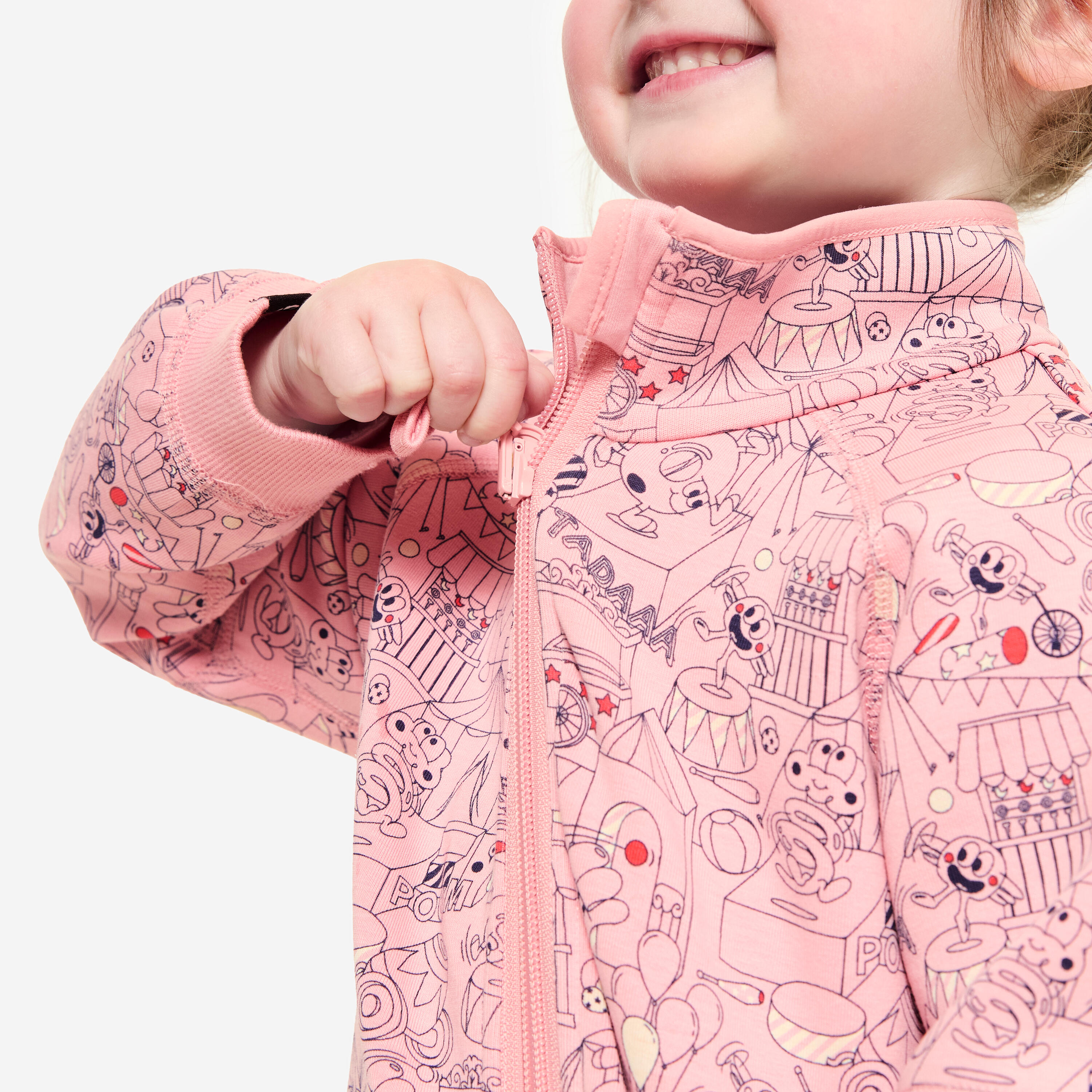 Bluza dla dzieci Domyos dwustronna 5/12
