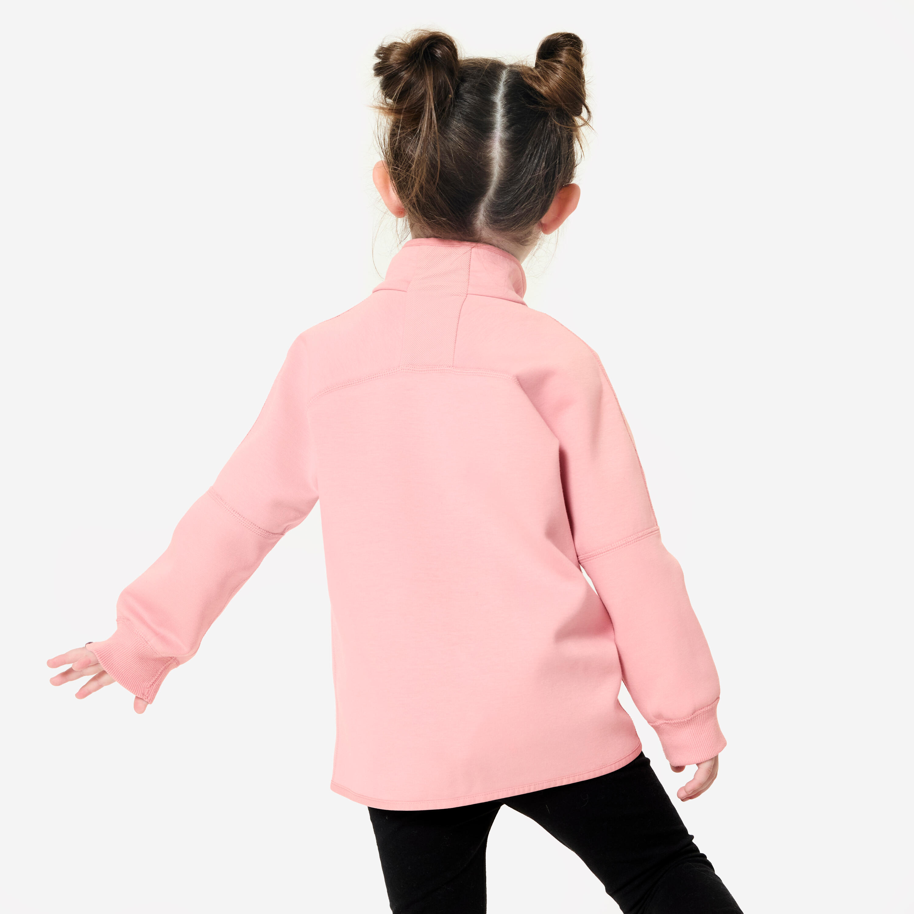Trainingsjacke Kleinkinder wendbar - rosa bedruckt  6/7