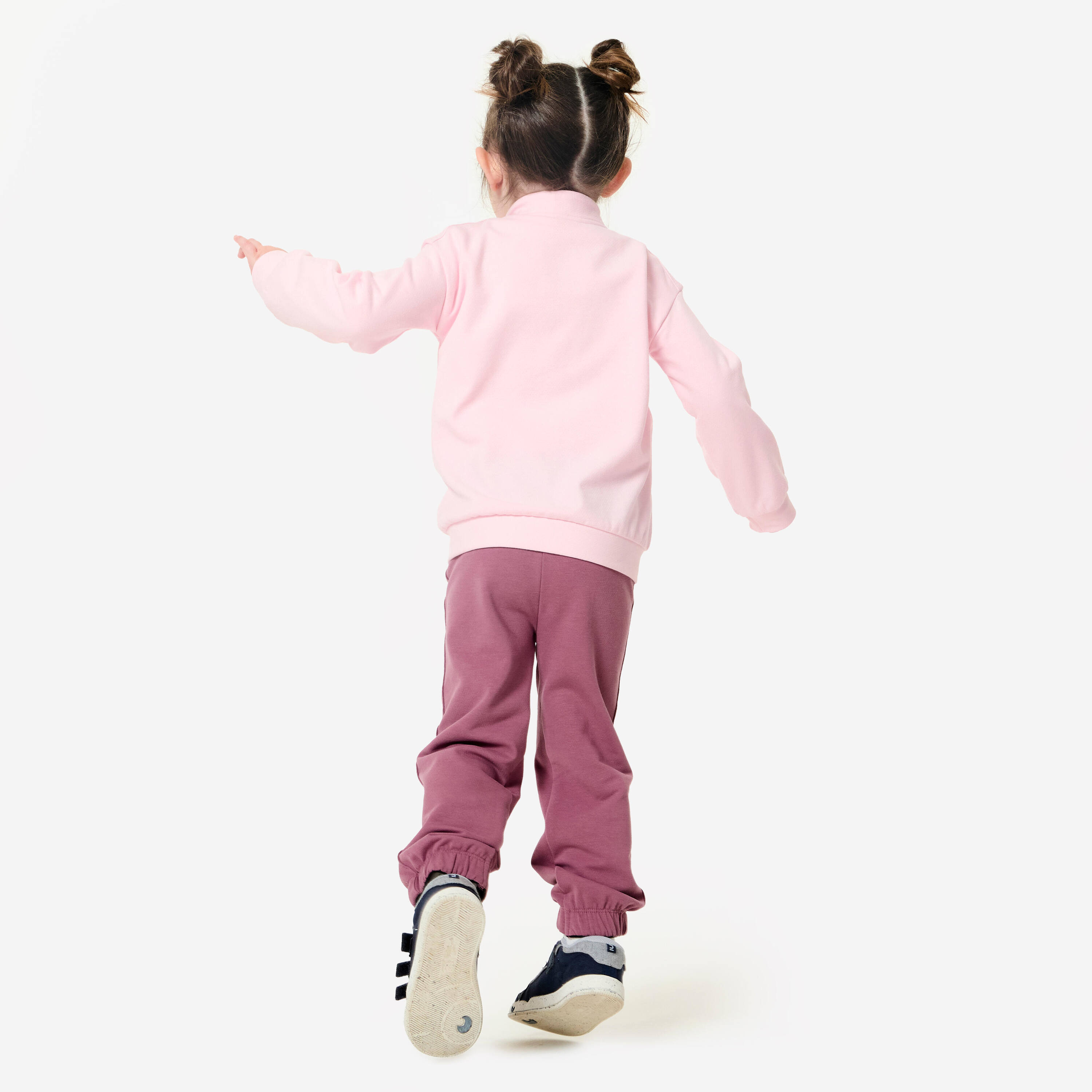 Kids' Warm and Comfortable Tracksuit - Pink/Purple -  4