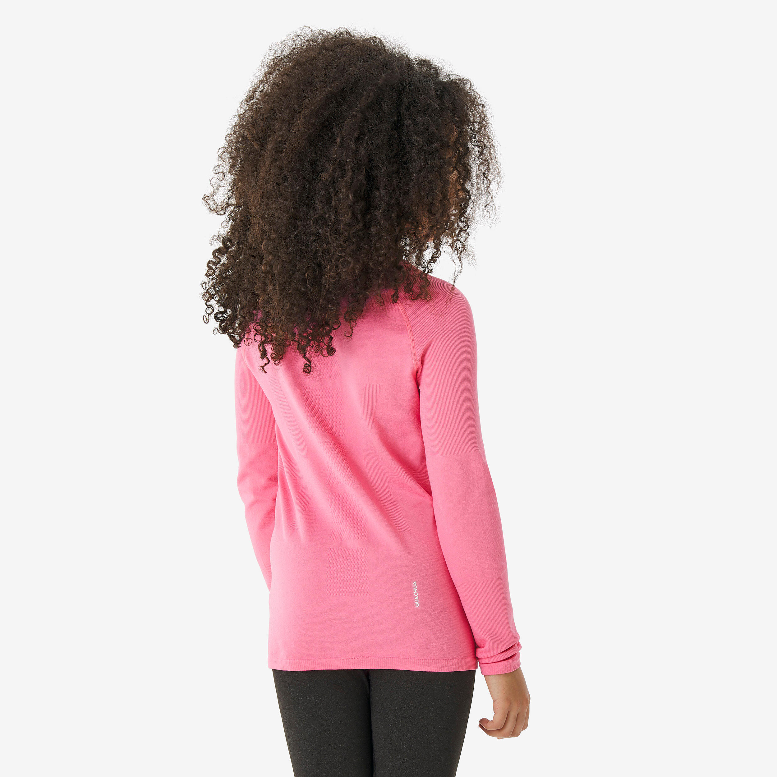 Camisola Térmica de Ski Criança - BL500 seamless Rosa  6/11