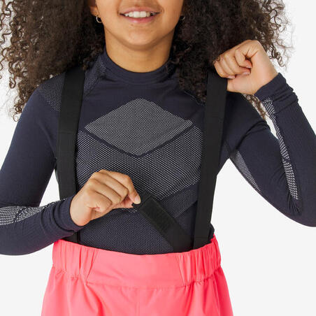 Штани лижні дитячі 100 5-13 років рожеві