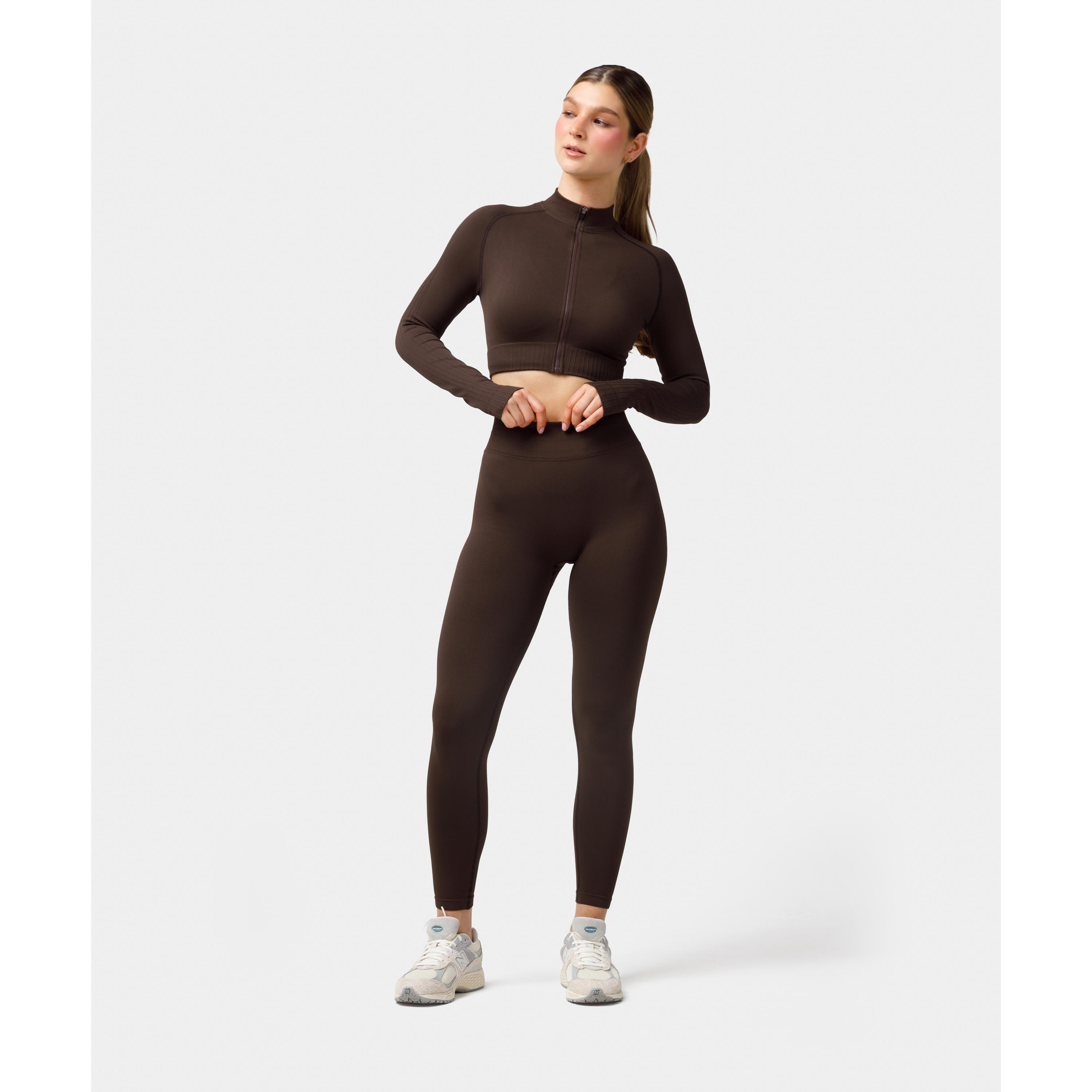 Longsleeve rozpinany Carpatree Elite brązowy 3/5