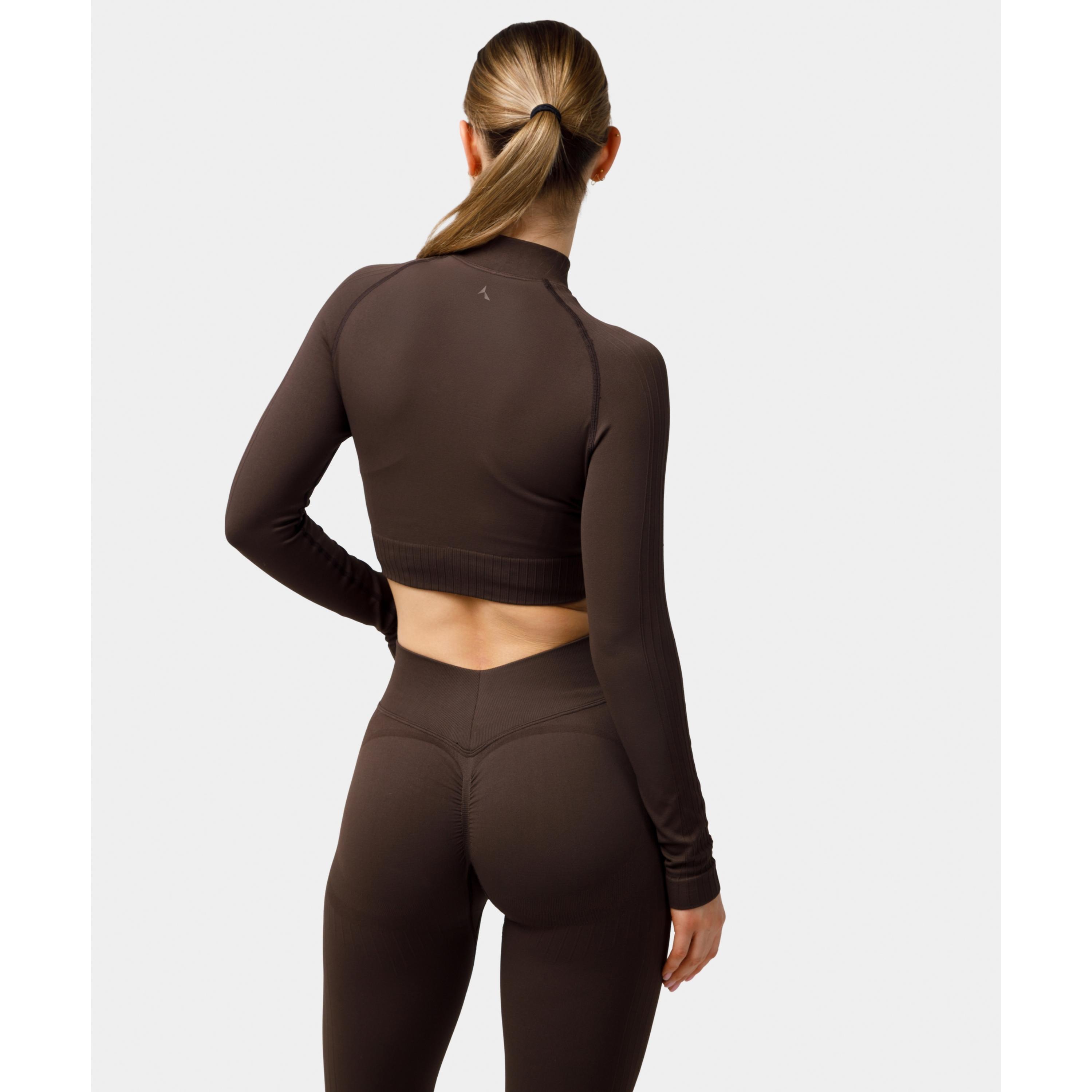 Longsleeve rozpinany Carpatree Elite brązowy 2/5