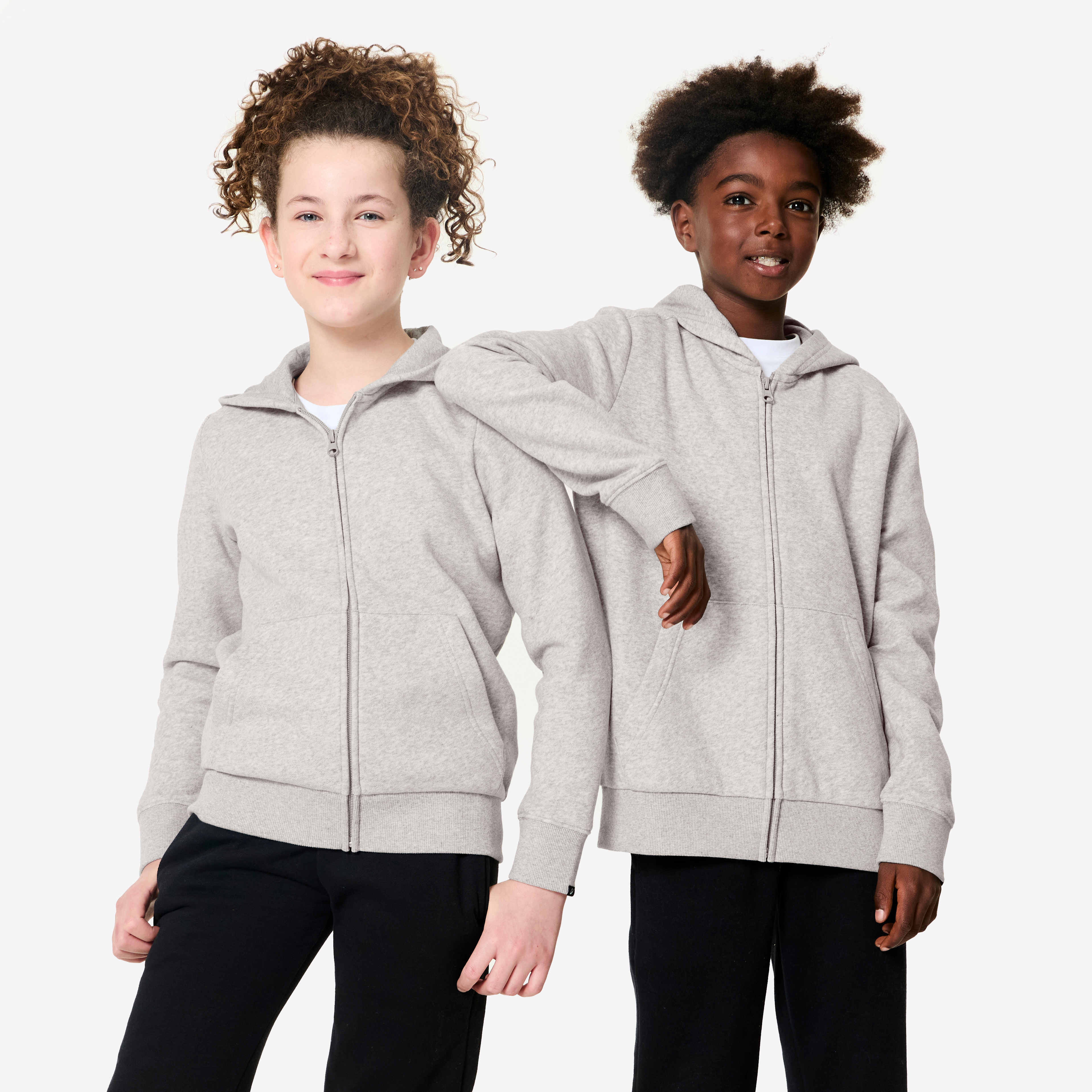 Sweat à capuche zippé avec poches zippées pour homme et femme | Sweat à capuche unisexe | Sweat à capuche athlétique décontracté, veste de sport
