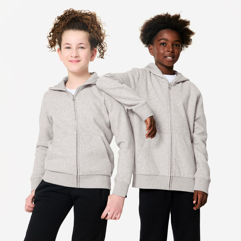 Sweat zippé enfant - bleu marine