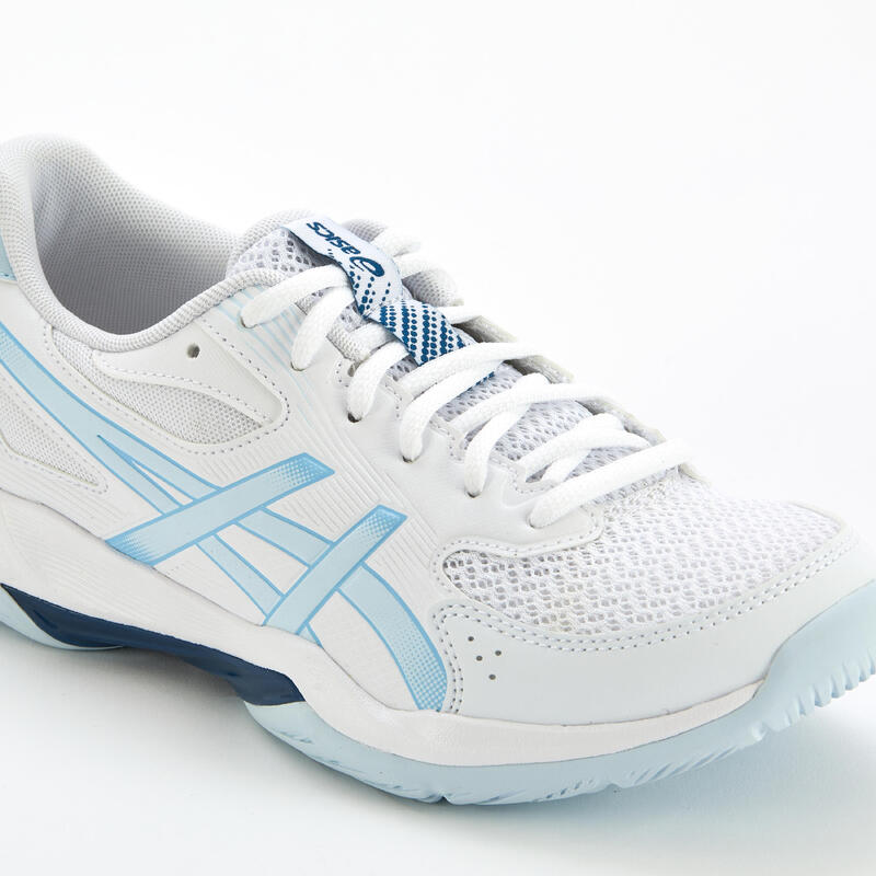 Chaussures multisport indoor Femme, Gel Rocket 12 bleu blanc